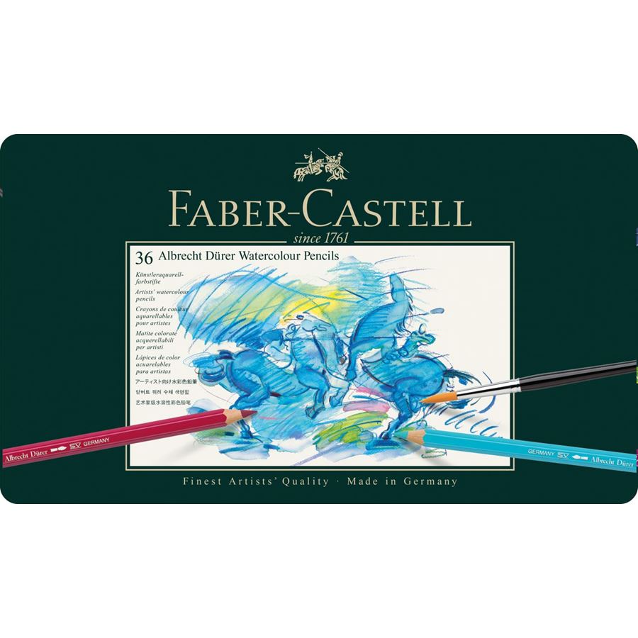 Faber-Castell - Estojo Metálico - 36 Cores - Aquarelável Albrecht Dürer
