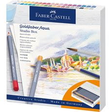 Faber-Castell - Goldfaber Aqua watercolour pencil, studio box