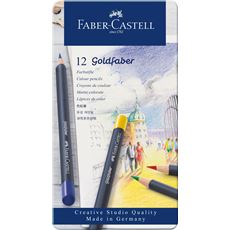 Faber-Castell - Lápis de Cor Goldfaber Permanente 12 Cores