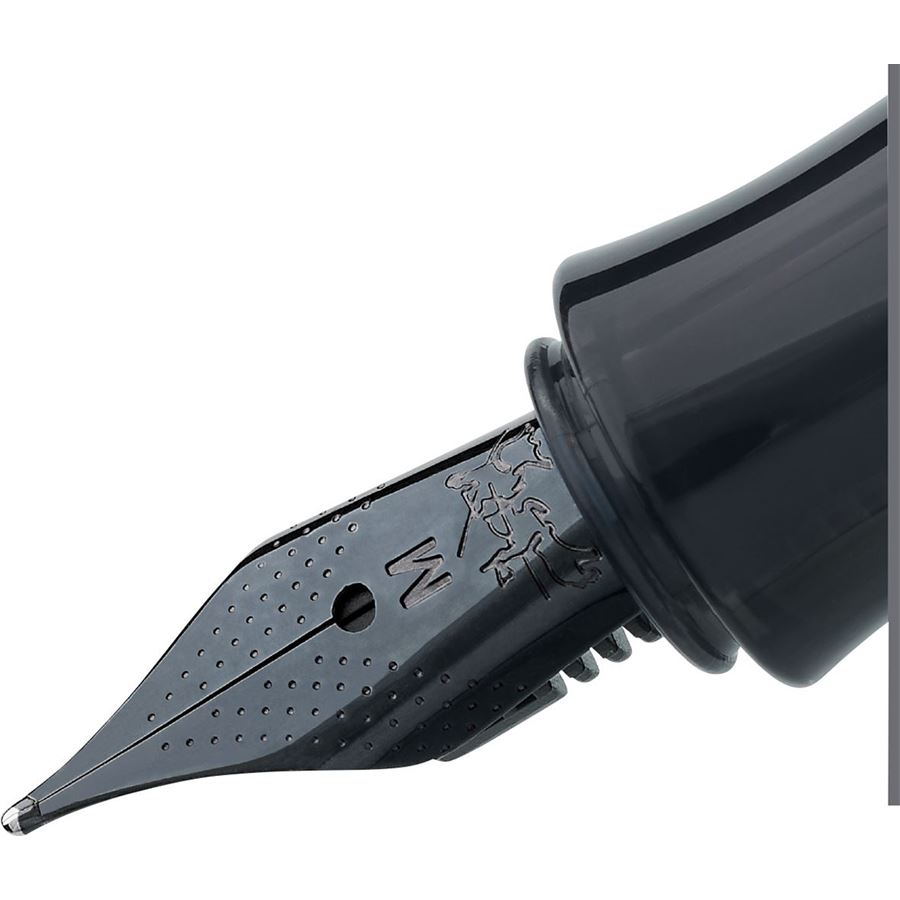 Faber-Castell - Fountain pen Hexo black matt B