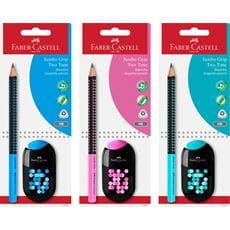 Faber-Castell - Two Tone Jumbo Grip graphite pencils set, HB, 2 pieces