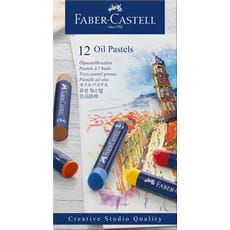 Faber-Castell - Estojo com 12 Cores de Pastel Oleoso