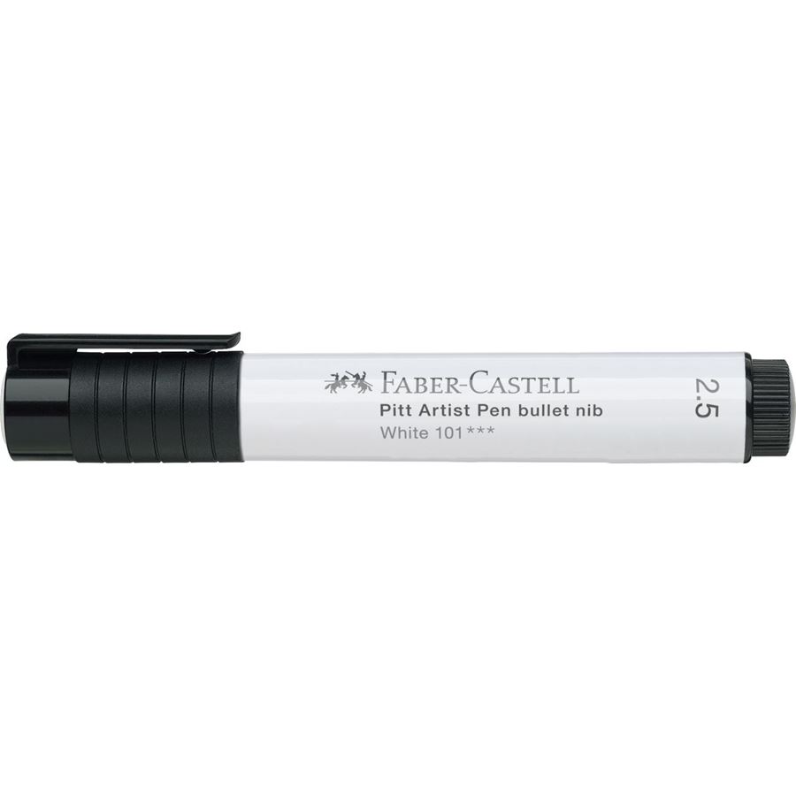 Faber-Castell - Canetas Artísticas Pitt 2.5mm Branca