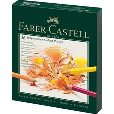 Faber-Castell - Polychromos colour pencil, studio box of 36