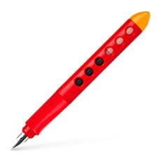 Faber-Castell - Scribolino school fountain pen, left-hander, red