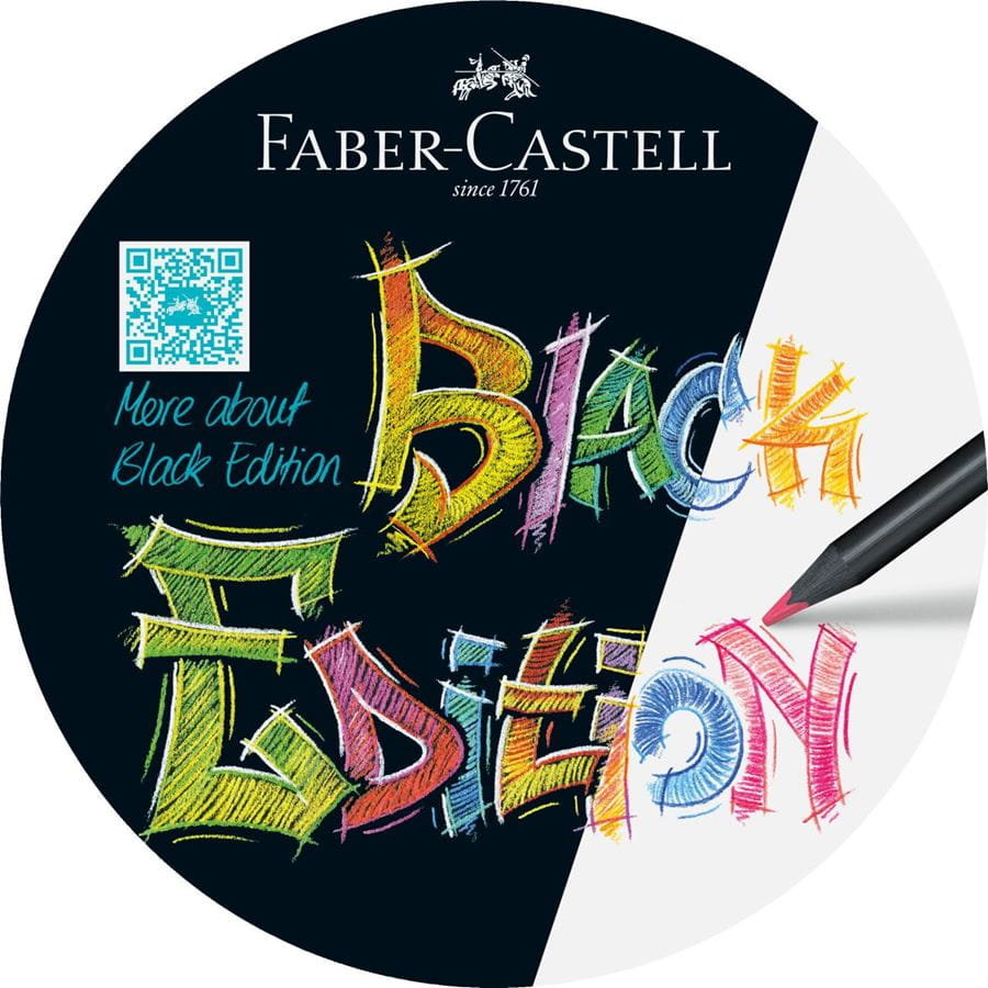 Faber-Castell - Ecolapis Black Edition 12 cores